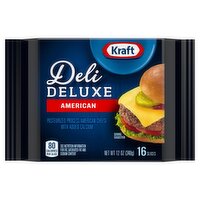 Kraft Deli Deluxe American Cheese, 16 count, 12 oz