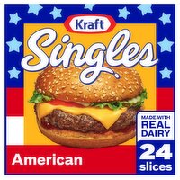 Kraft Singles American Cheese Slices, 24 count, 16 oz