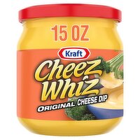 Kraft Cheez Whiz Original Cheese Dip, 15 oz