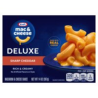 Kraft Deluxe Sharp Cheddar Macaroni & Cheese Sauce, 14 oz, 397 Gram