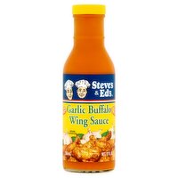 Steve's & Ed's Garlic Buffalo Wing Sauce, 12 fl oz, 12 Fluid ounce