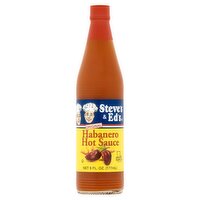 Steve's & Ed's Original Habanero Hot Sauce, 6 fl oz, 15 Ounce