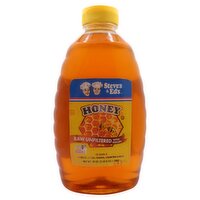 Steve's & Ed's Raw Unfiltered Honey, 40 oz, 40 Ounce