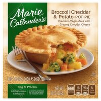 Marie Callender's Broccoli Cheddar & Potato Pot Pie, 10 oz, 10 Ounce