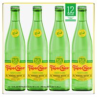 Topo Chico Twist of Lime Carbonated Mineral Water, 12 fl oz, 12 count