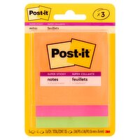 Post-it Super Sticky Notes, 135 count