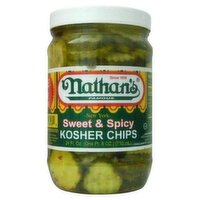 Nathan's Famous New York Sweet & Spicy Kosher Chips, 24 fl oz