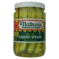 Nathan's Famous New York Kosher Spears, 32 fl oz