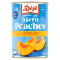 Libby's Yellow Cling Sliced Peaches in Fruit Juice, 15 oz