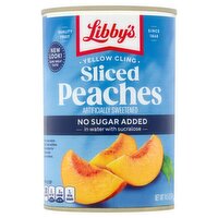 Libby's Yellow Cling Sliced Peaches in Water with Sucralose, 14.5 oz