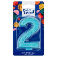 Bakery Crafts 3in 2 Birthday Candle