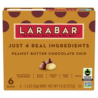 Lärabar Peanut Butter Chocolate Chip Bars, 1.6 oz, 6 count