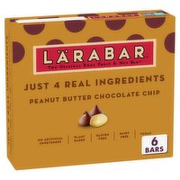 Lärabar Peanut Butter Chocolate Chip Bars, 1.6 oz, 6 count, 1.6 Ounce