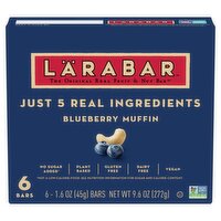 Lärabar Blueberry Muffin Bars, 1.6 oz, 6 count