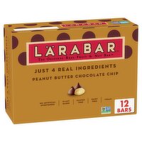 Lärabar Peanut Butter Chocolate Chip Bars, 1.6 oz, 12 count, 19.2 Ounce
