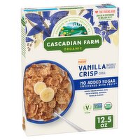 Cascadian Farm Organic No Added Sugar Vanilla Crisp, 12.5 oz