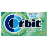 Wrigley's Orbit Sweet Mint Sugarfree Gum, 14 count