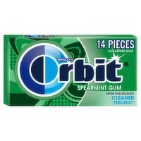 Wrigley's Orbit Spearmint Sugarfree Gum, 14 count