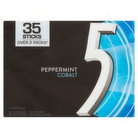Wrigley's 5 Peppermint Cobalt Sugarfree Gum, 35 count, 35 Each