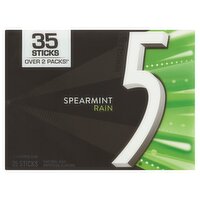 Wrigley's 5 Spearmint Rain Sugarfree Gum, 35 count, 35 Each