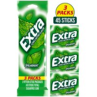 EXTRA Spearmint Sugar Free Chewing Gum Multipack