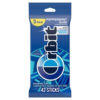 Wrigley's Orbit Peppermint Sugarfree Gum, 42 count, 3 Ounce