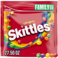 Skittles Original Bite Size Candies Family Size, 27.50 oz