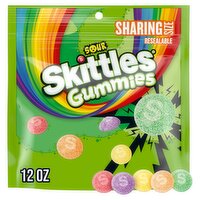 Skittles Sour Soft Candy Gummies Sharing Size, 12.0 oz, 12 Ounce