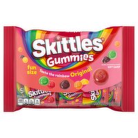 Skittles Original Gummies Soft Candy Fun Size, 6 oz