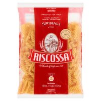 Riscossa Spirali N°50 Pasta, 16 oz