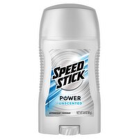 Speed Stick Power Unscented Antiperspirant Deodorant, 3.0 oz, 3 Ounce