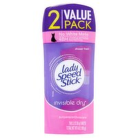 Lady Speed Stick Invisible Dry Shower Fresh Antiperspirant/Deodorant Value Pack, 2.3 oz, 2 count