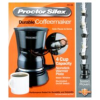 Proctor Silex Durable 4 Cup Coffeemaker, 1 Each