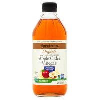 Spectrum Organic Filtered Apple Cider Vinegar, 16 fl oz