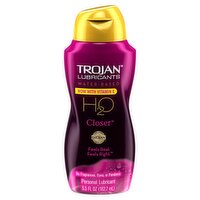 Trojan H2O Closer Water-Based Personal Lubricant, 5.5 fl oz, 5.5 Fluid ounce