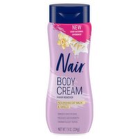 Nair Nourishing Oat Milk & Vanilla Hair Remover Body Cream, 7.9 oz, 7.9 Ounce