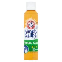 Arm & Hammer Simply Saline 3-in-1 Wound Care First Aid Antiseptic, 7.4 oz, 7.4 Ounce