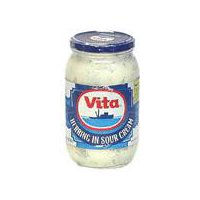 Vita Wild Herring in Real Sour Cream, 30 oz