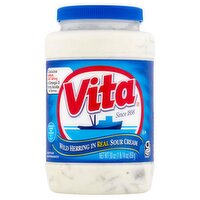 Vita Wild Herring in Real Sour Cream, 30 oz