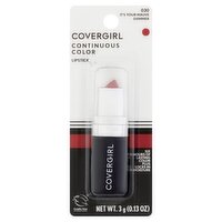 Covergirl Continuous Color 030 It's Your Mauve Shimmer Lipstick, 0.13 oz