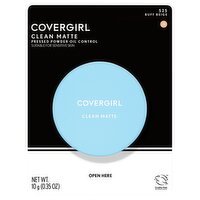 Covergirl Clean Matte 525 Buff Beige Pressed Powder, .44 fl oz liq