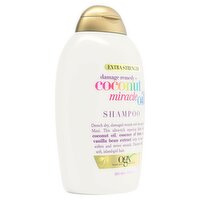 Ogx Extra Strength Damage Remedy + Coconut Miracle Oil Shampoo, 13 fl oz