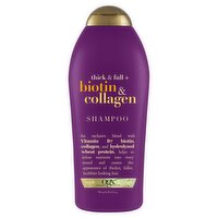 Ogx Thick & Full + Biotin & Collagen Shampoo, 25.4 fl oz