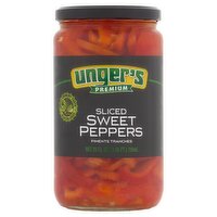 Unger's Premium Sliced Sweet Peppers, 25 fl oz