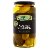 Unger's Premium Kosher Gherkins, 33 fl oz