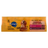 Pedigree Beef & Filet Mignon Flavor Chopped Ground Dinner Food for Dogs, 13.2 oz, 12 count