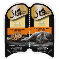 Sheba Perfect Portions Cuts in Gravy Roasted Chicken Entrée Premium Cat Food, 1.32 oz