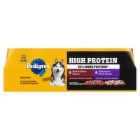 Pedigree High Protein Chopped Ground Dinner Food for Dogs, 13.2 oz, 12 Count