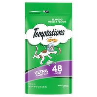 Temptations Seafood Medley Flavor Treats for Cats Ultra Value Size, 48 oz