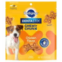 Pedigree Dentastix Chewy Chunx Chicken Flavor Treats for Dogs, Small/Medium, 11 - 33 lb, 4 oz